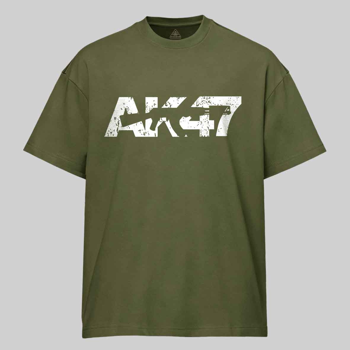 AK47 Gun Graphic Cotton T-shirt
