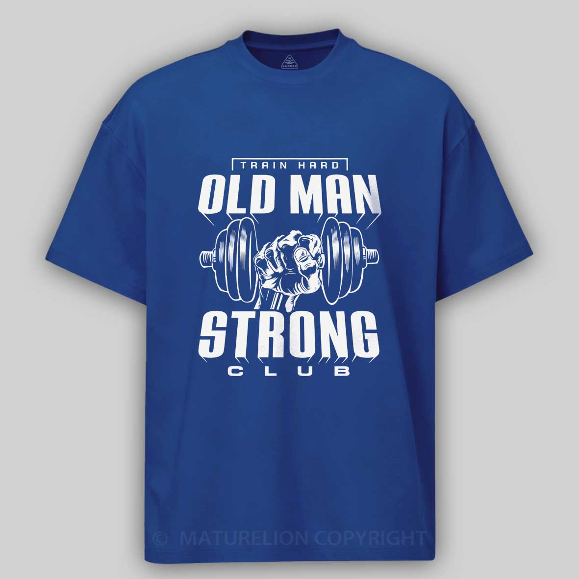 Maturelion OLD MAN STRONG Cotton T-shirt