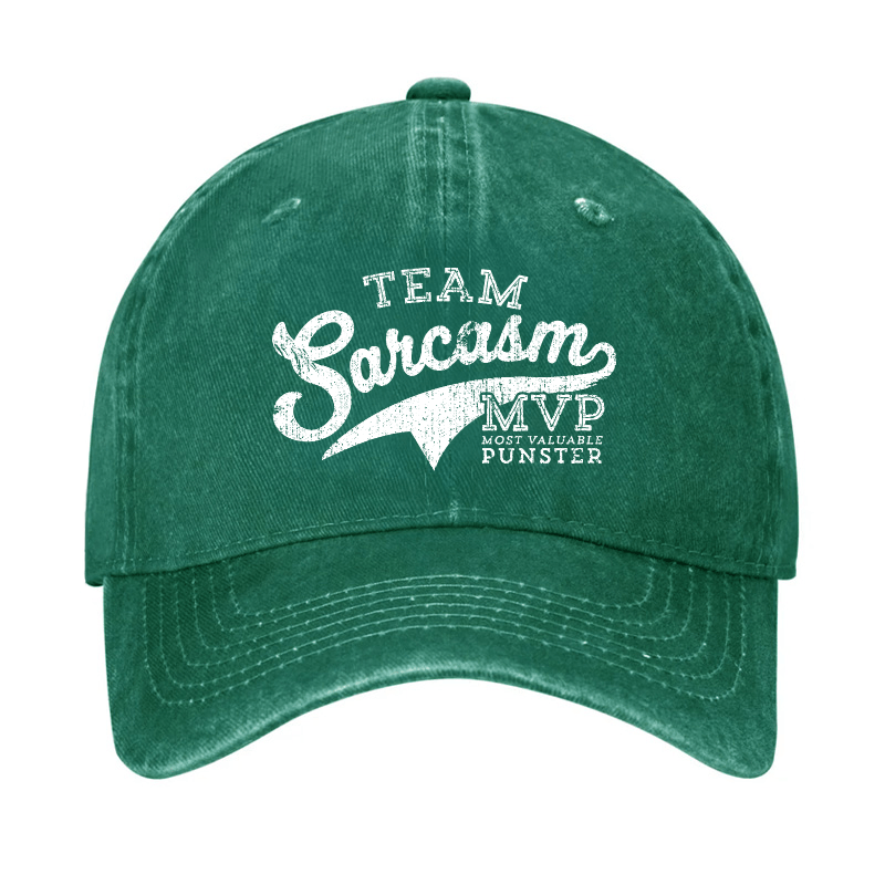 Team Sarcasm Mvp Most Valuable Punster Cap-Maturelion