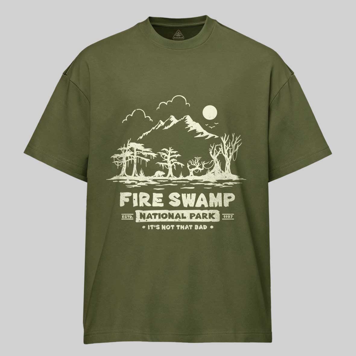 Maturelion Fire Swamp National Park Cotton T-shirt