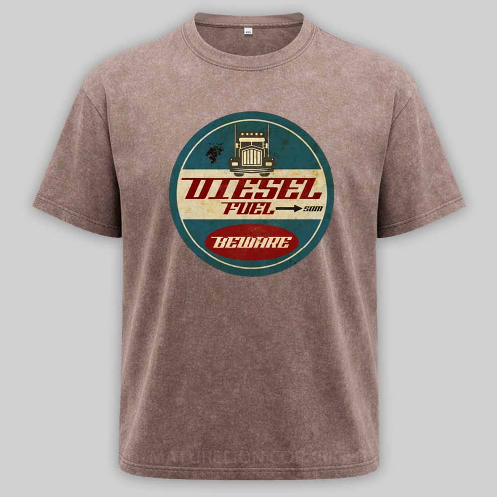 Maturelion Diesel Fuel Washed T-shirt
