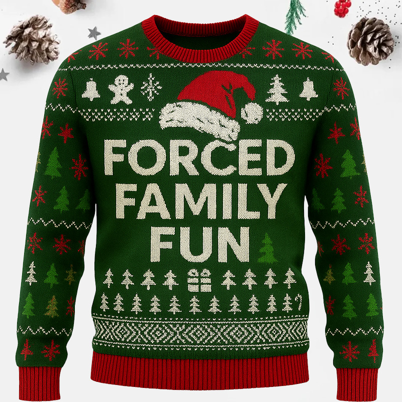 Maturelion Forced Family Fun Ugly Sweater