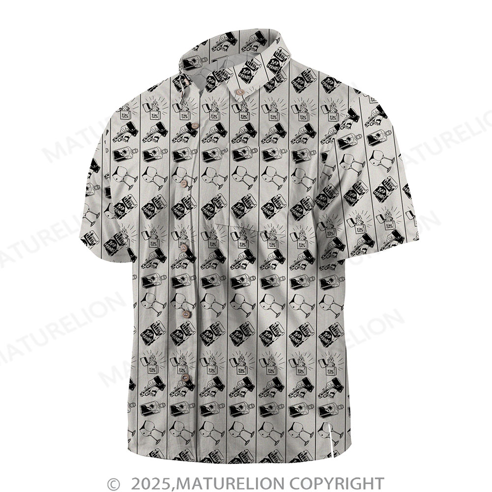 Maturelion Floral Rush Button Up Shirt