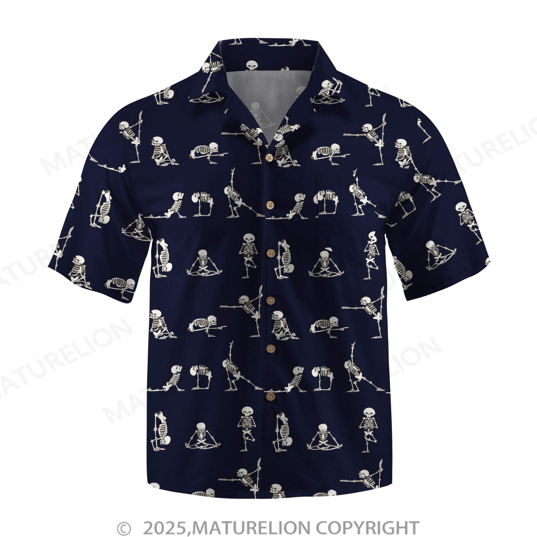 Maturelion Men's Button Pocket ShirtTropical Desires Unleashed Hawaiian Shirt