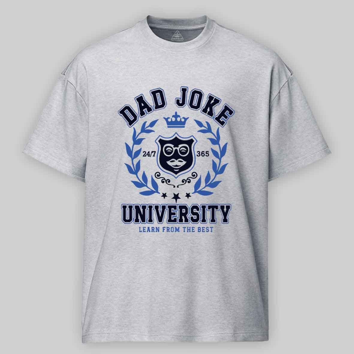 Maturelion Dad Joke University Funny Dad Humor Father´s day Birthday Gift Cotton T-shirt