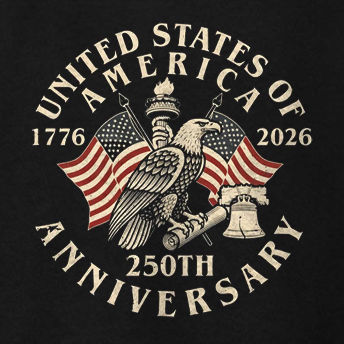 Maturelion Eagle America 250th Anniversary T-Shirt