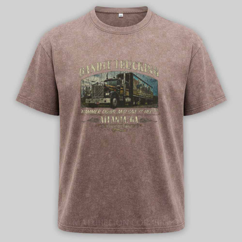 Maturelion Bandit Trucking 1977 Washed T-shirt
