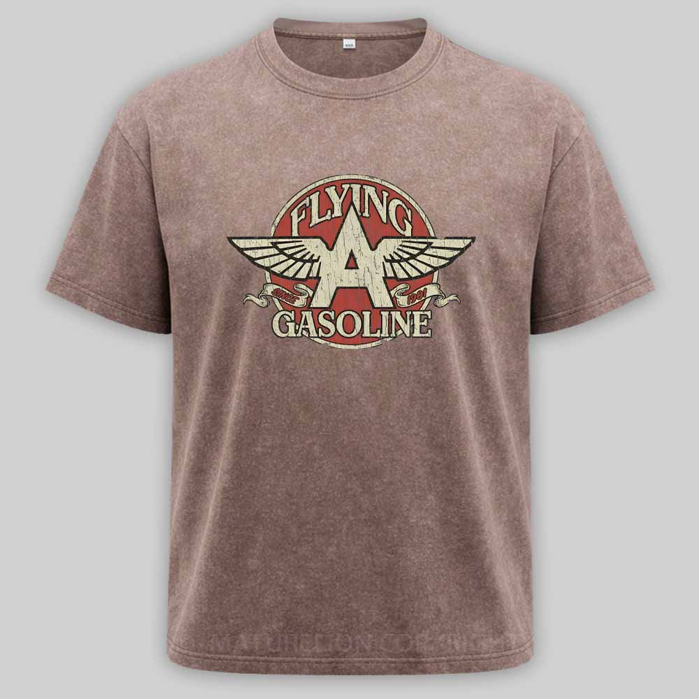 Maturelion Flying A Gasoline 1901 Washed T-shirt