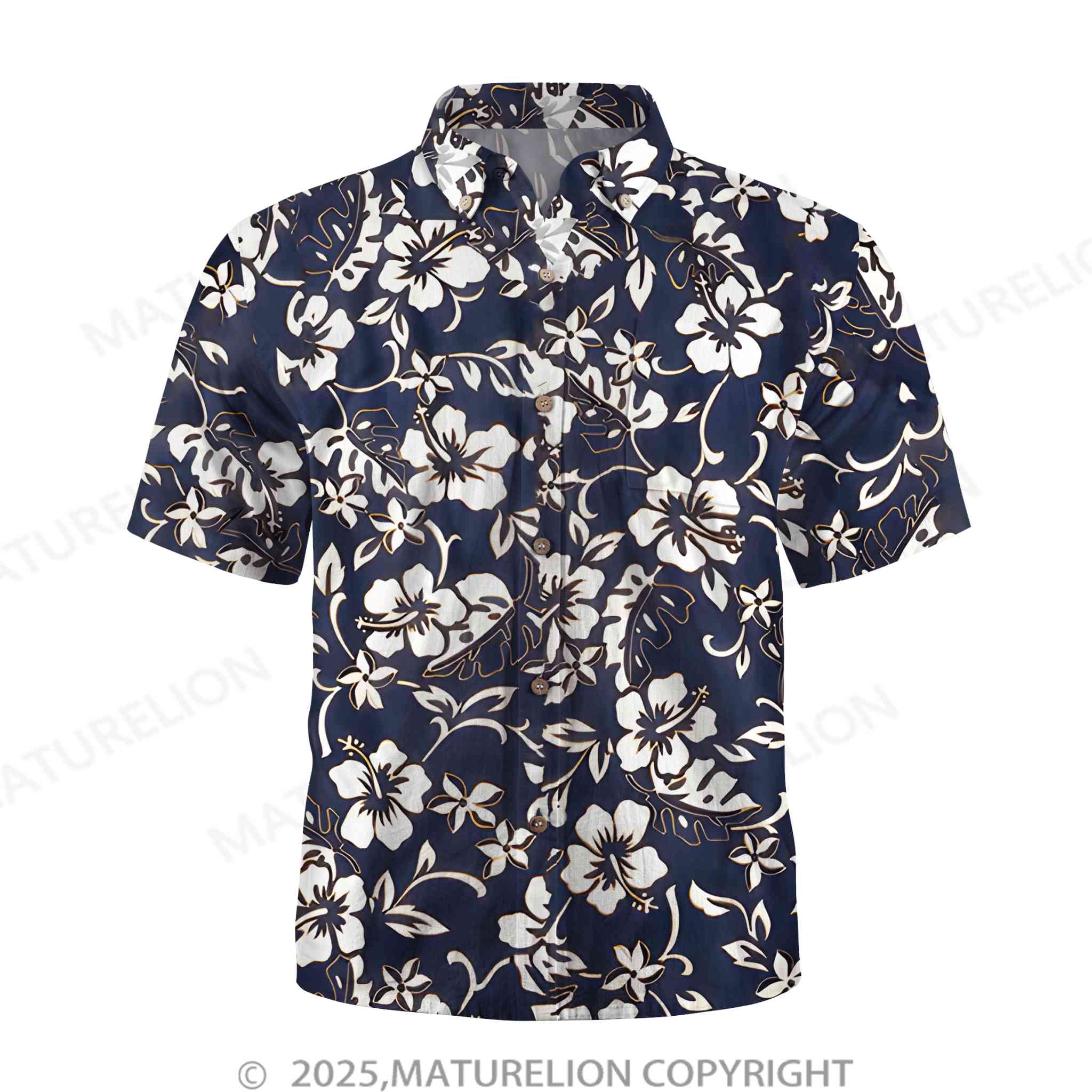 Classic Hibiscus Hawaiian Shirt