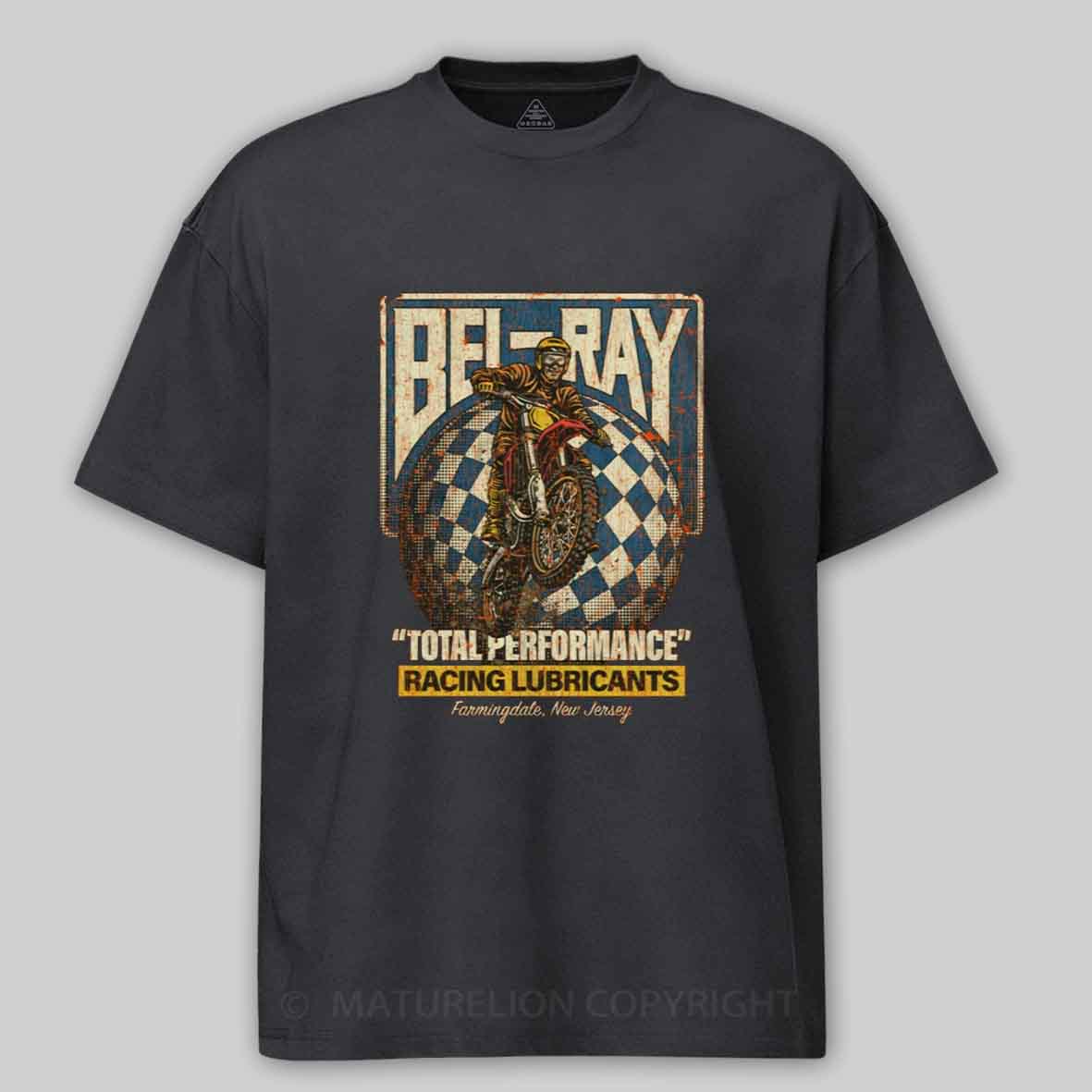 Maturelion Bel-Ray Racing Lubricants 1982 Cotton T-shirt