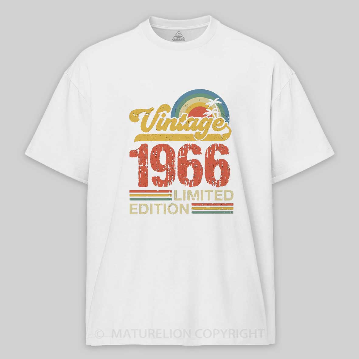 Maturelion Retro Vintage 1966 Limited Edition Cotton T-shirt