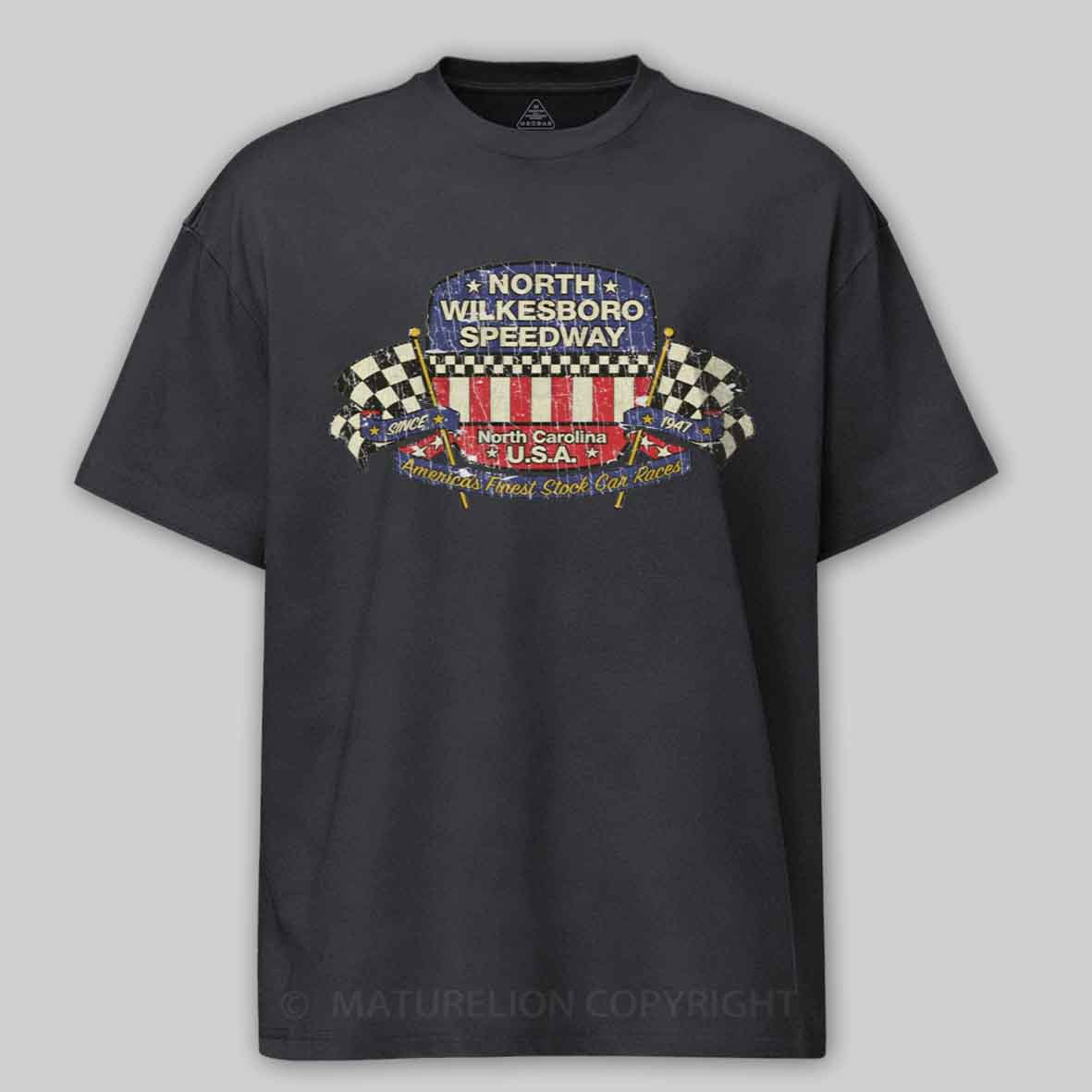 Maturelion North Wilkesboro Speedway 1947 Cotton T-shirt