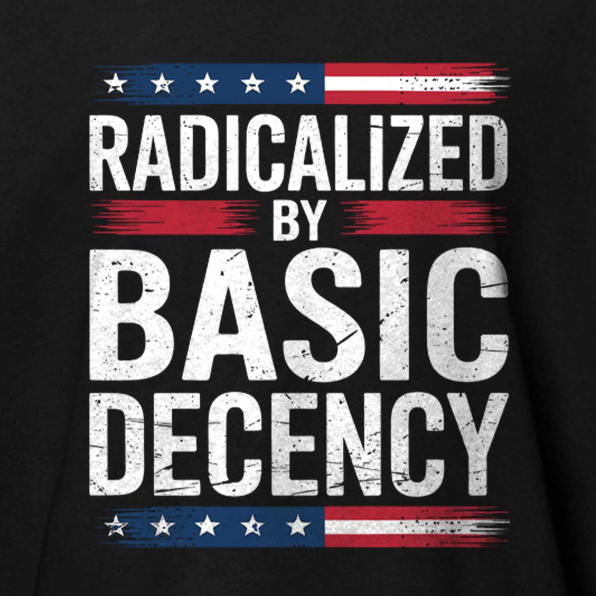 Maturelion Radicalized By Basic Decency Funny Social Democracy Cotton T-shirt