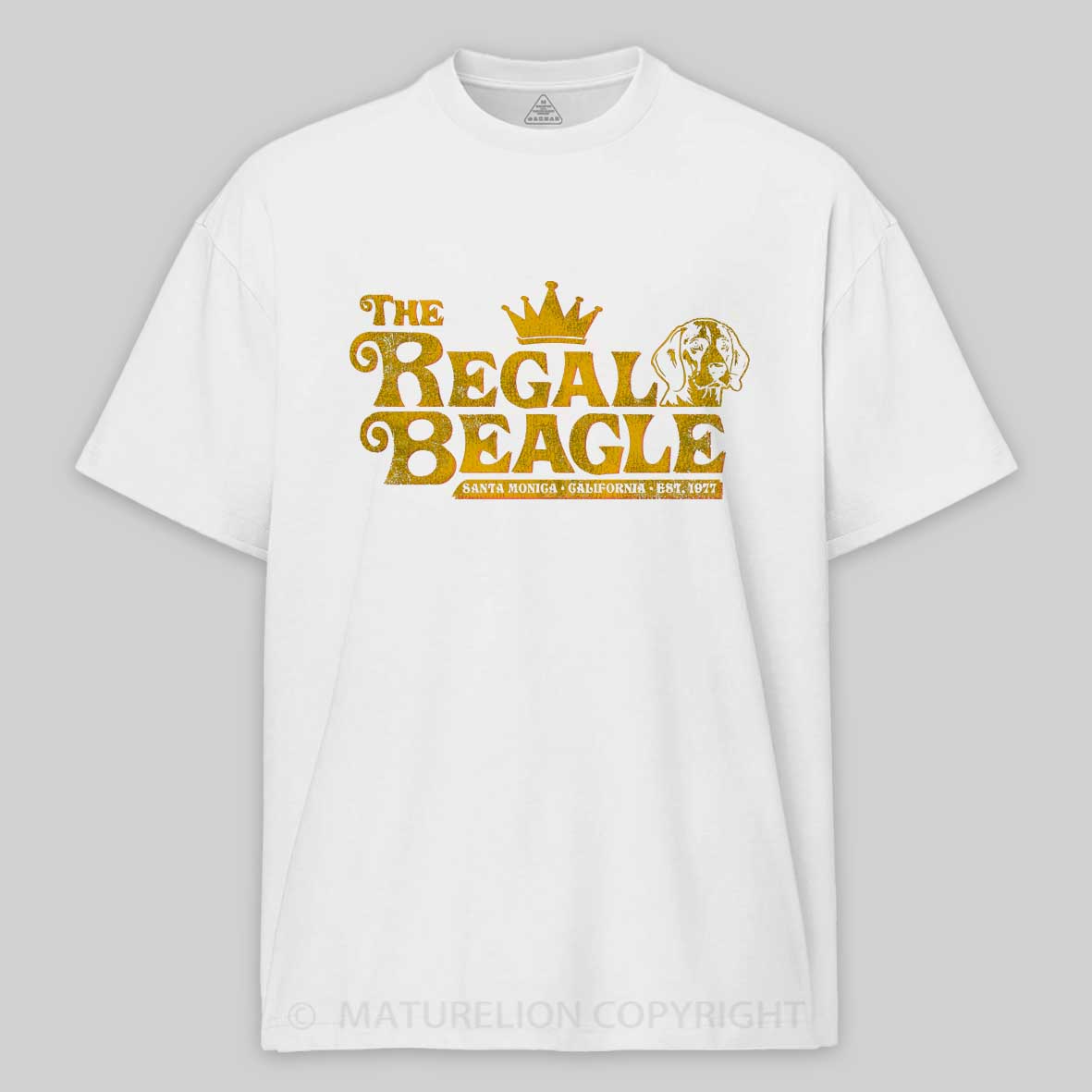 Maturelion Regal Beagle Lounge 1977 Worn Cotton T-shirt