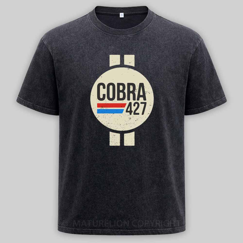 Maturelion Cobra 427 Retro Logo Washed T-shirt