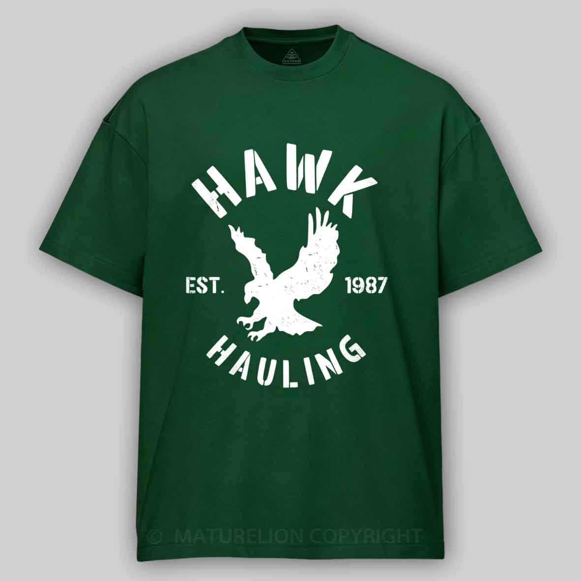 Maturelion Hawk-Hauling Cotton T-shirt
