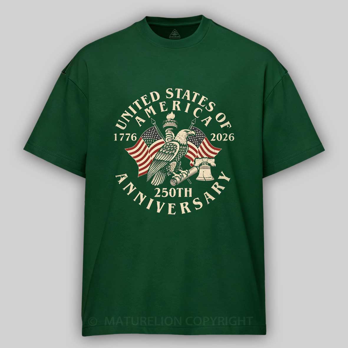 Maturelion Eagle America 250th Anniversary T-Shirt