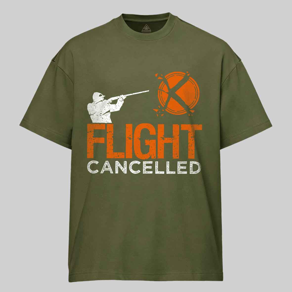 Maturelion Men's T-Shirt Flight Cancelled Cotton T-Shirt