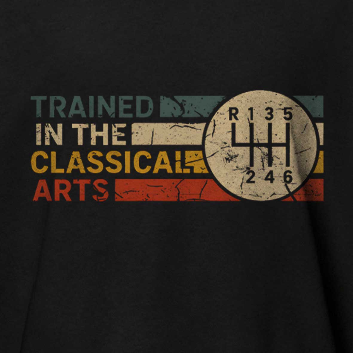 Maturelion TRAINED IN THE CLASSICAL ARTS - GRUNGE RETRO MANUAL Cotton T-shirt
