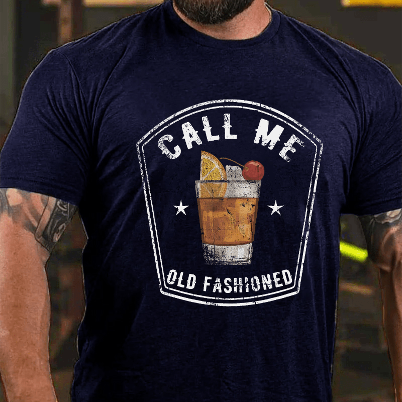 Call Me Old Fashioned Cotton T-shirt-Maturelion