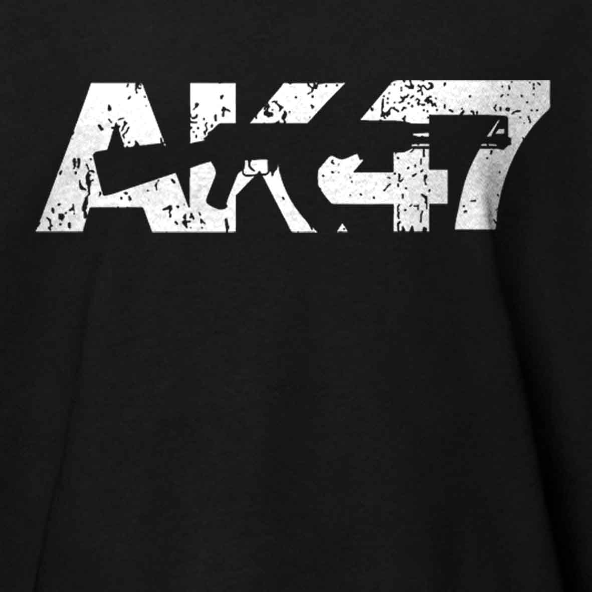 AK47 Gun Graphic Cotton T-shirt