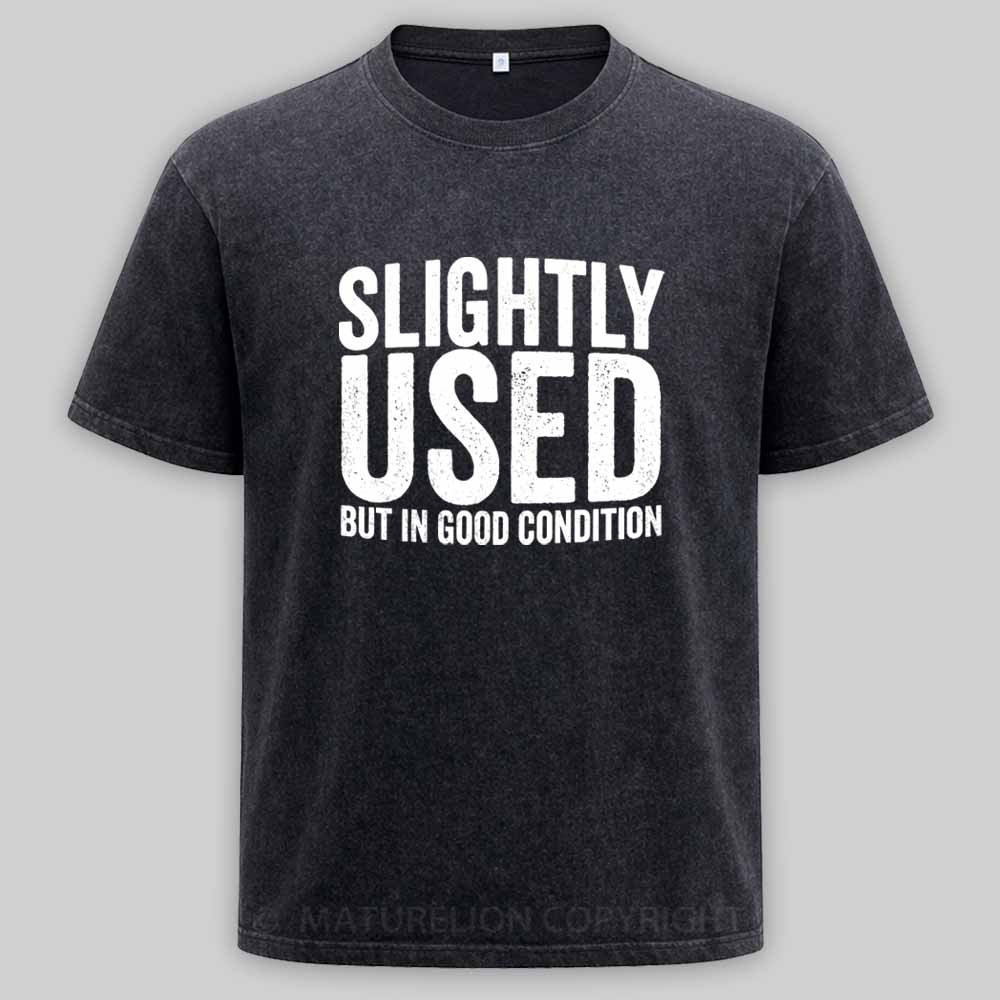 Maturelion Slightly Used But In Good Condition Washed T-shirt