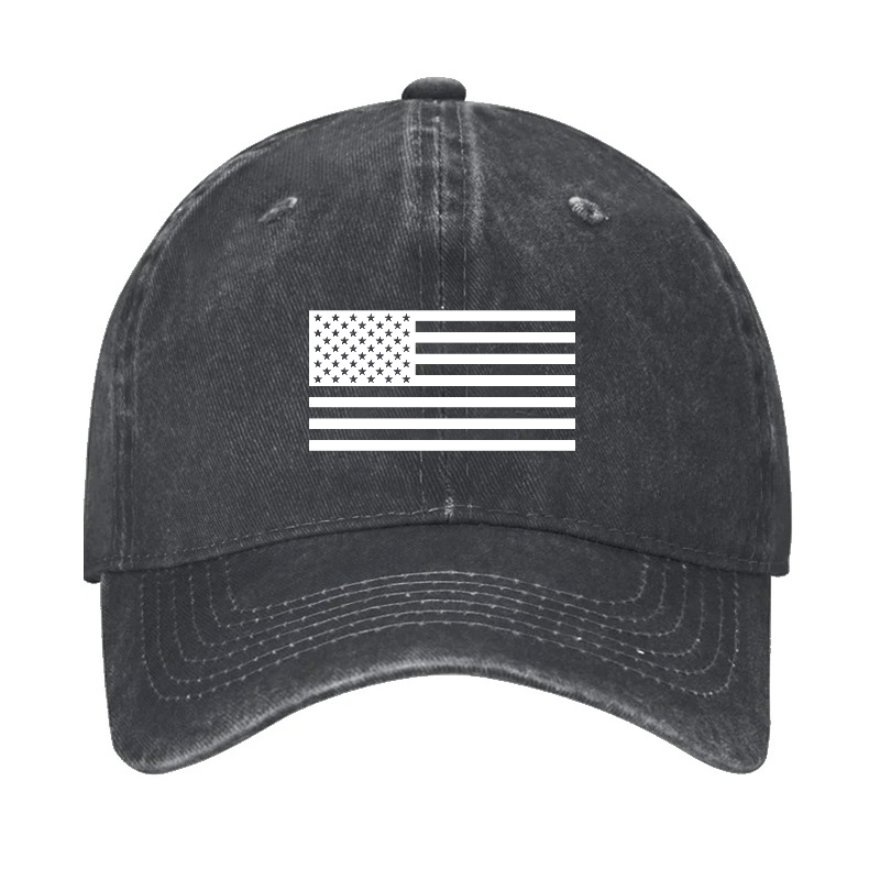 Classic American Flag Print For Men Cap-Maturelion