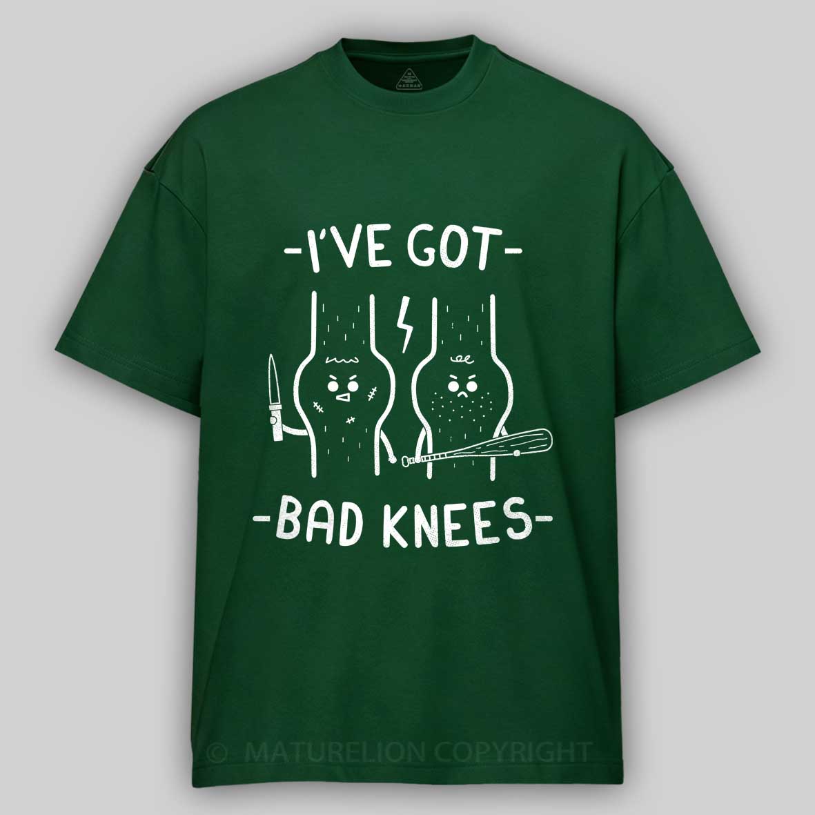 Maturelion Bad Knees Cotton T-shirt
