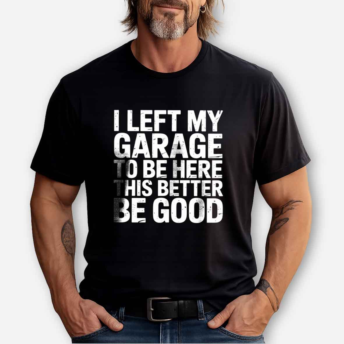 Maturelion i left my garage for this Cotton T-shirt