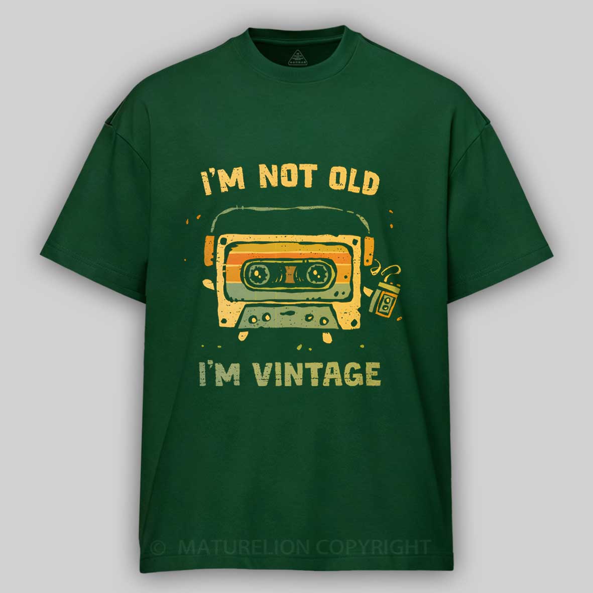 Maturelion I'm Vintage, Not Old Cotton T-shirt