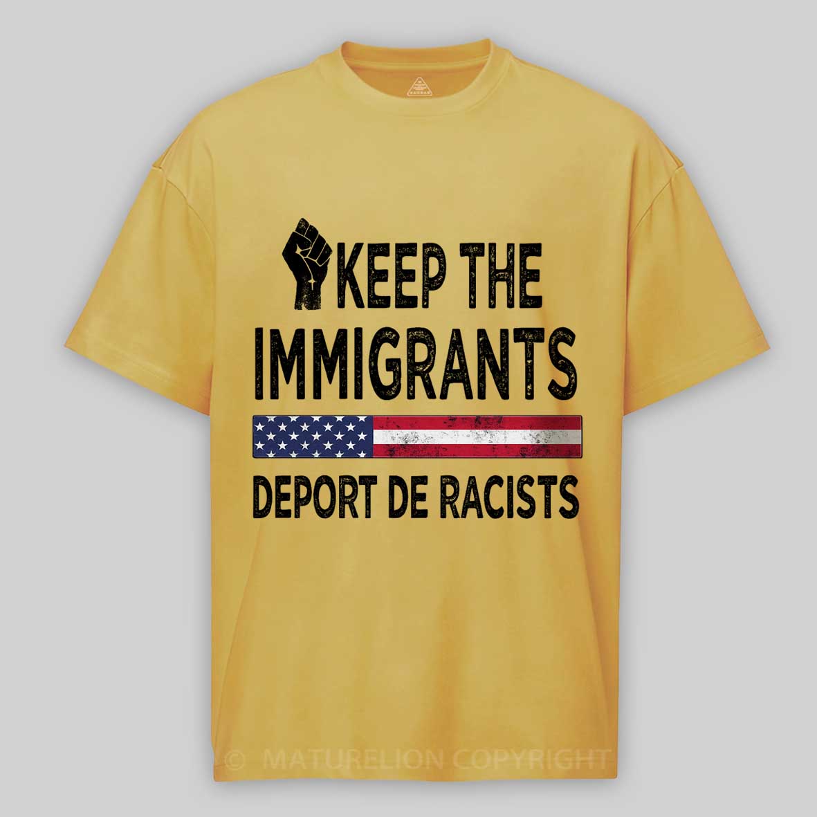 Maturelion The immigrants Cotton T-shirt