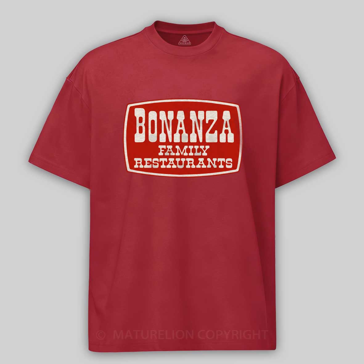 Maturelion Bonanza Family Restaurants Funny Movie T-shirt