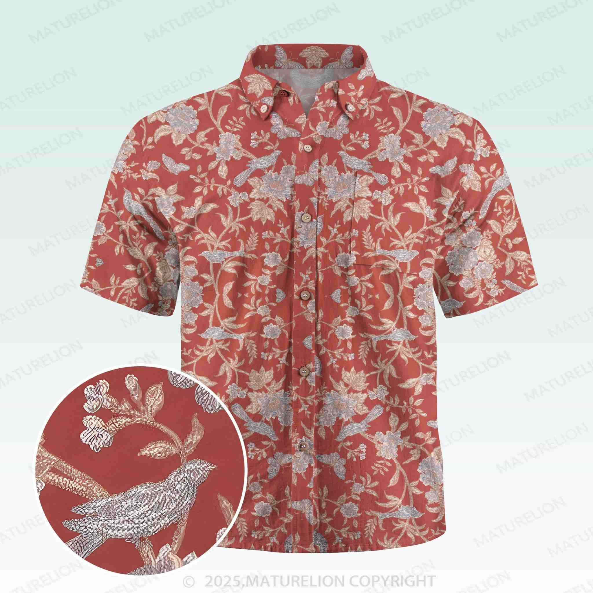Maturelion Men's Hawaiian Shirt Incredibly Zany Hawaiian Shirt-Maturelion