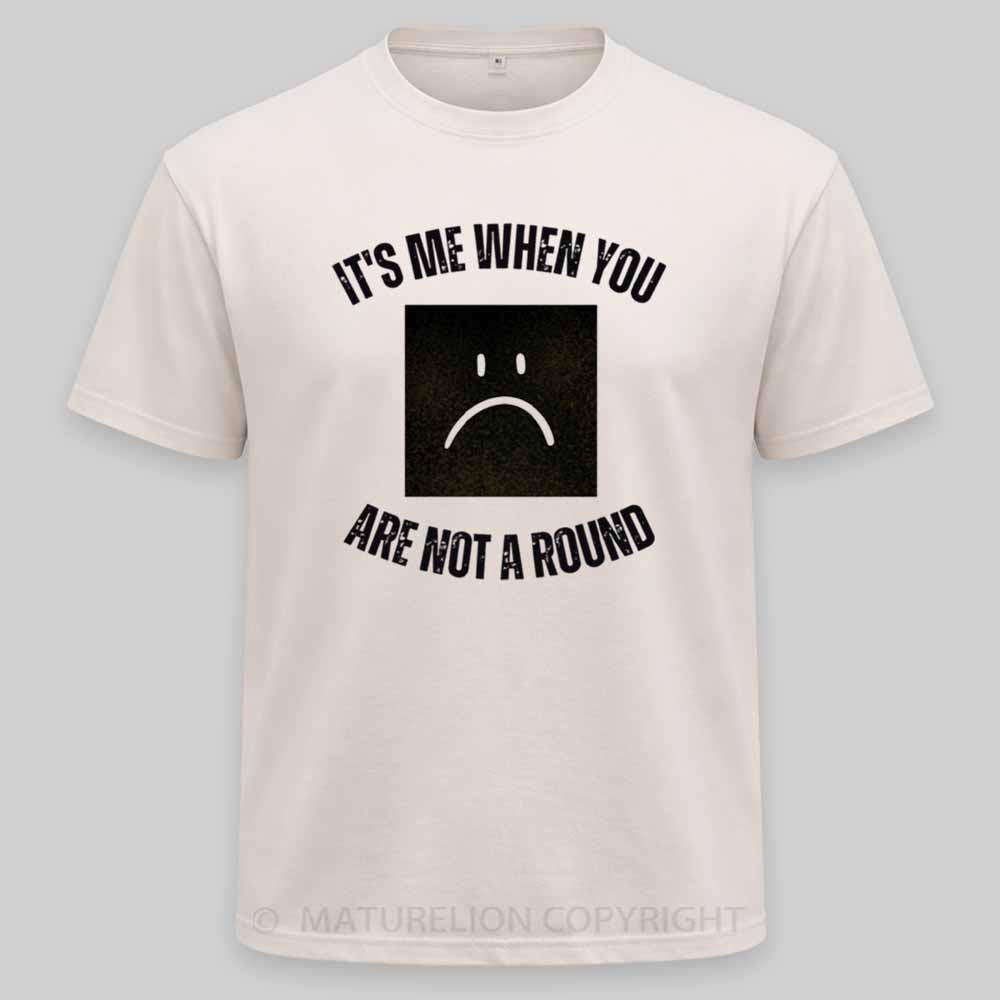 Maturelion I'm a Square When You Are Not A round Washed T-shirt
