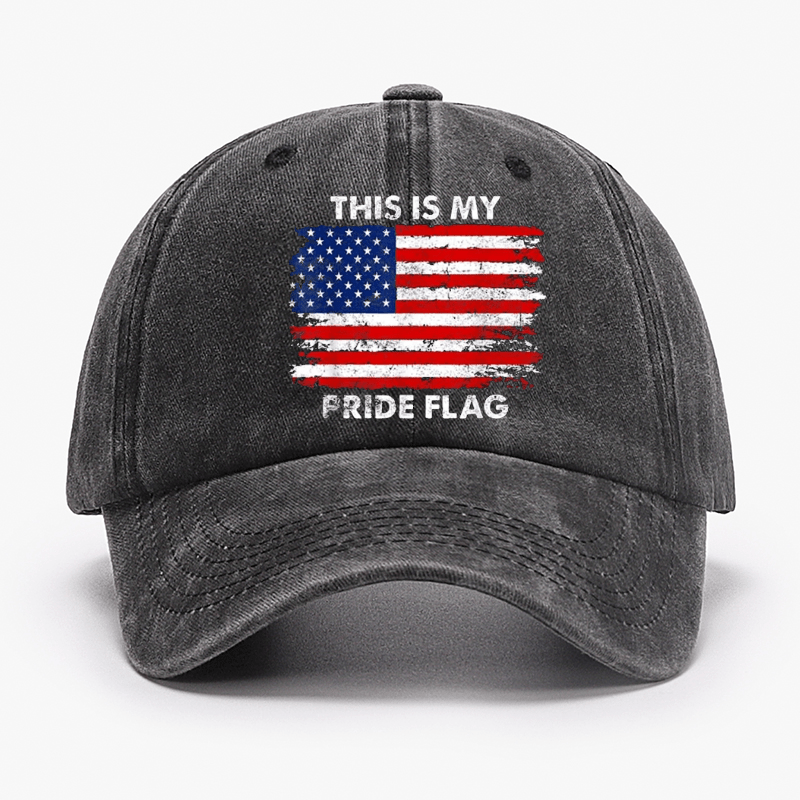 This Is My Pride Flag USA Flag Print Cap-Maturelion