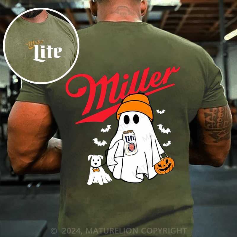 Maturelion Men's T-shirt Miller Beer MLite Cotton T-shirt