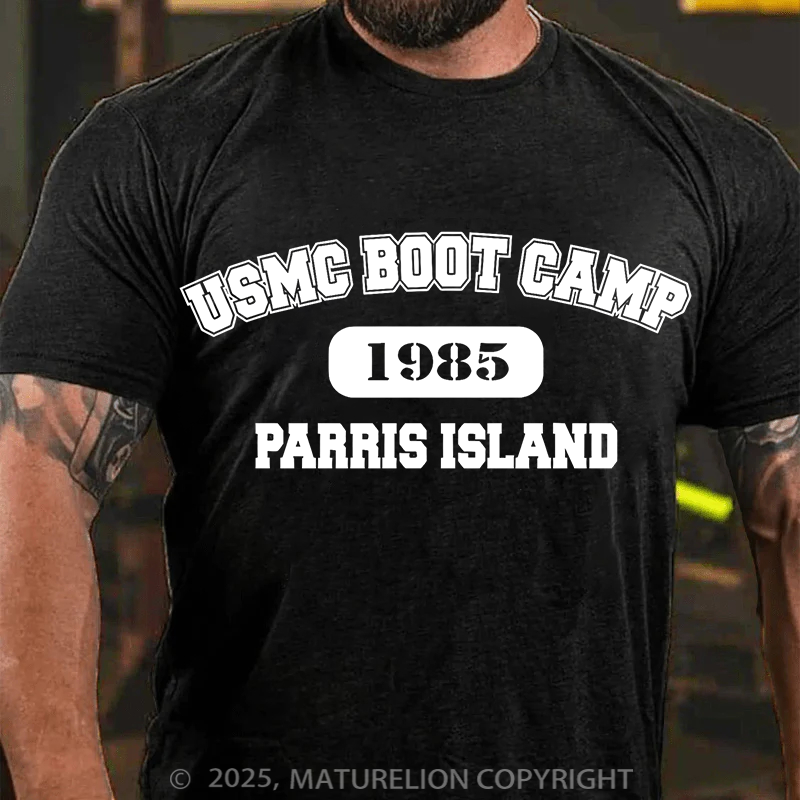 Maturelion Men's T-Shirt Boot Camp Cotton T-Shirt