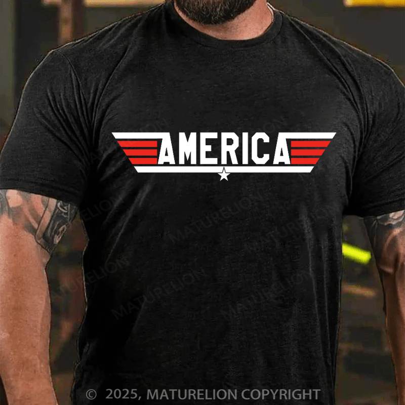 Maturelion Men's T-shirt America 4th Of July T-shirt Sale-Maturelion