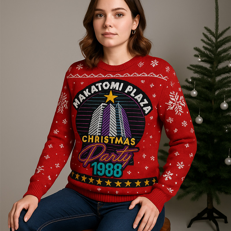 Maturelion Nakatomi Plaza Christmas Party 1988 Christmas Ugly Sweater