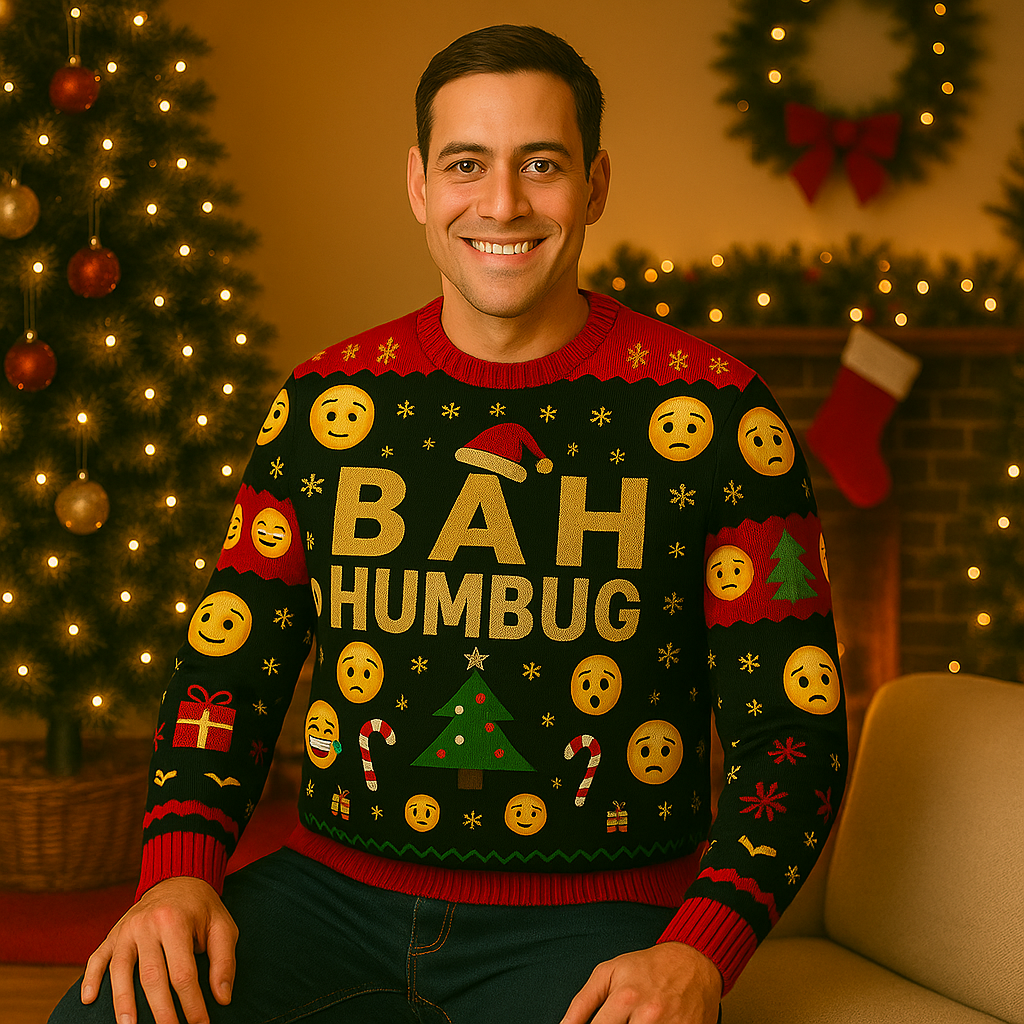 Matuerlion Bah, Humbug Christmas Ugly Sweater