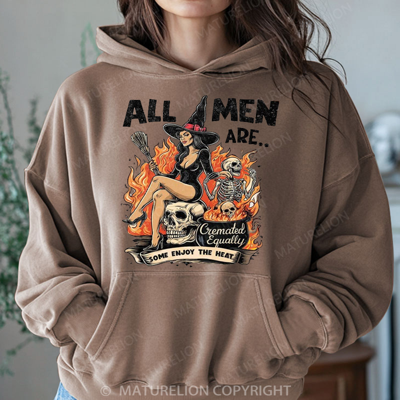 Maturelion Halloween Hoodie All Men Cremated Women Washed Hoodie