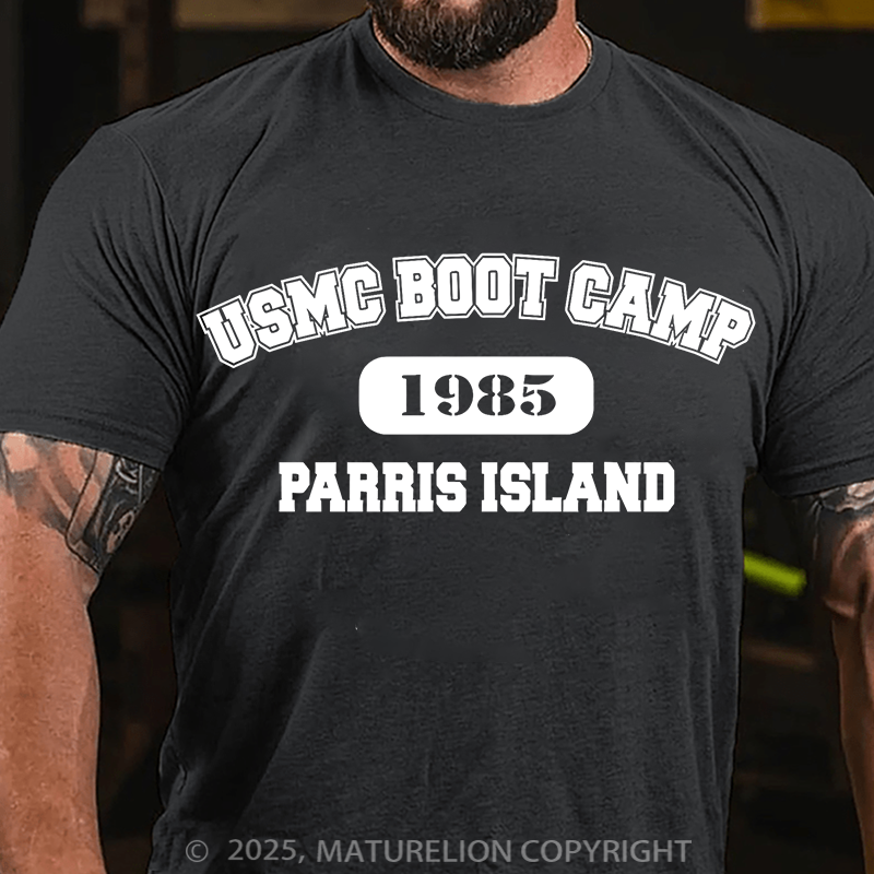 Maturelion Men's T-Shirt Boot Camp Cotton T-Shirt