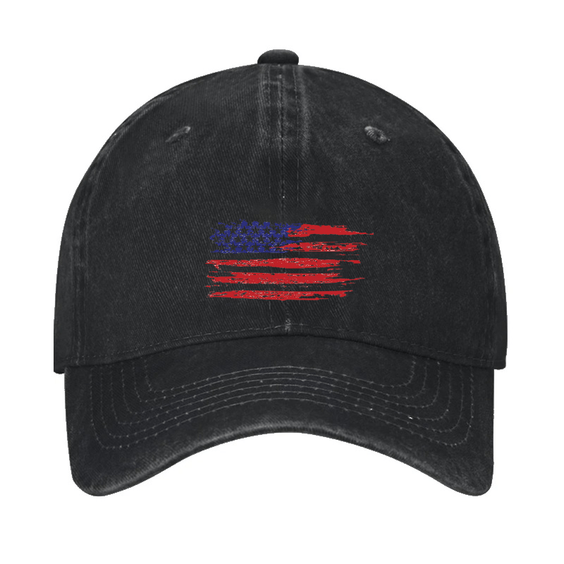 Colorful Flag Print Cap-Maturelion