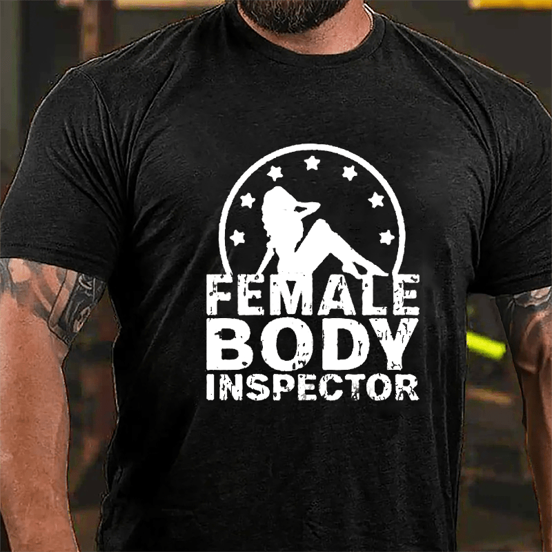 Female Body Inspector Cotton T-shirt-Maturelion