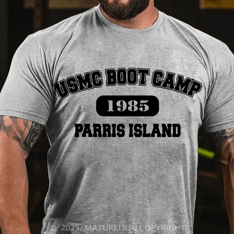 Maturelion Men's T-Shirt Boot Camp Cotton T-Shirt