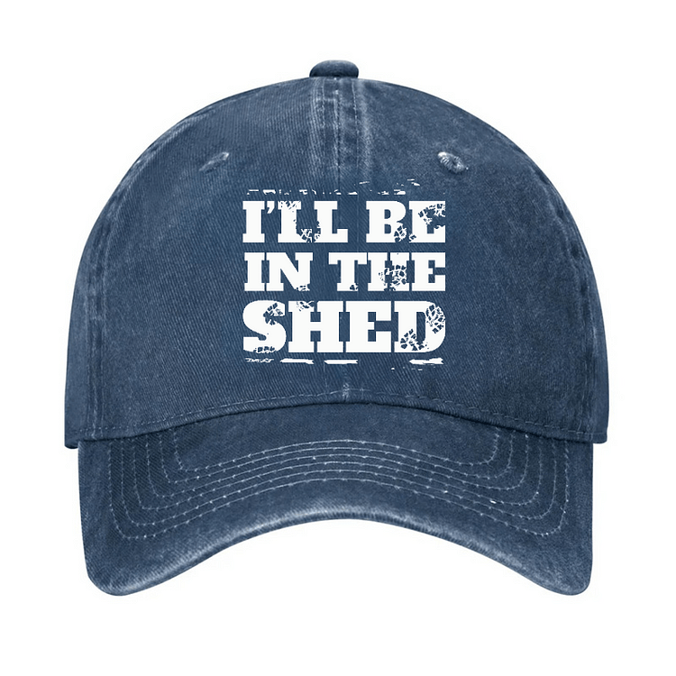 Maturelion I'll Be In The Shed Funny Men's Fix Cap-Maturelion