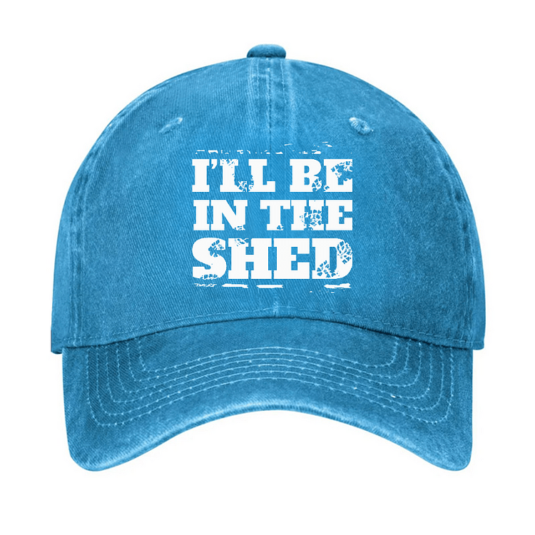 Maturelion I'll Be In The Shed Funny Men's Fix Cap-Maturelion