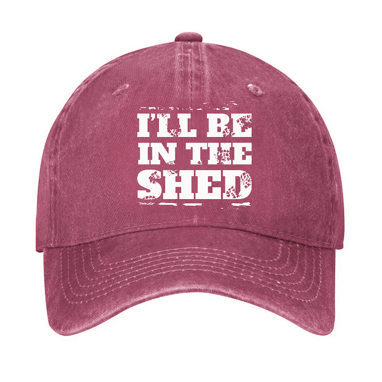 Maturelion I'll Be In The Shed Funny Men's Fix Cap-Maturelion