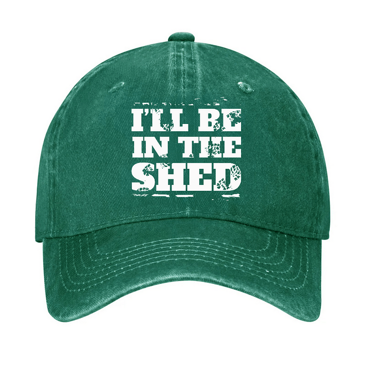 Maturelion I'll Be In The Shed Funny Men's Fix Cap-Maturelion