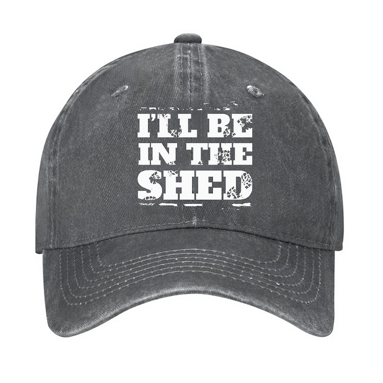 Maturelion I'll Be In The Shed Funny Men's Fix Cap-Maturelion